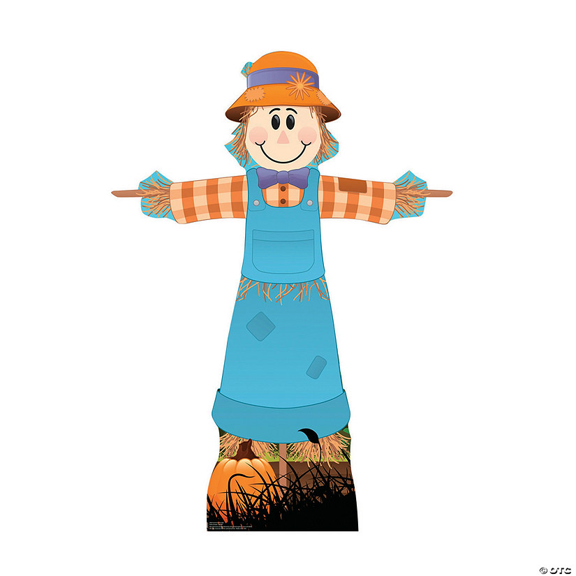 Life-Sized Female Scarecrow Cardboard Stand-Up Image