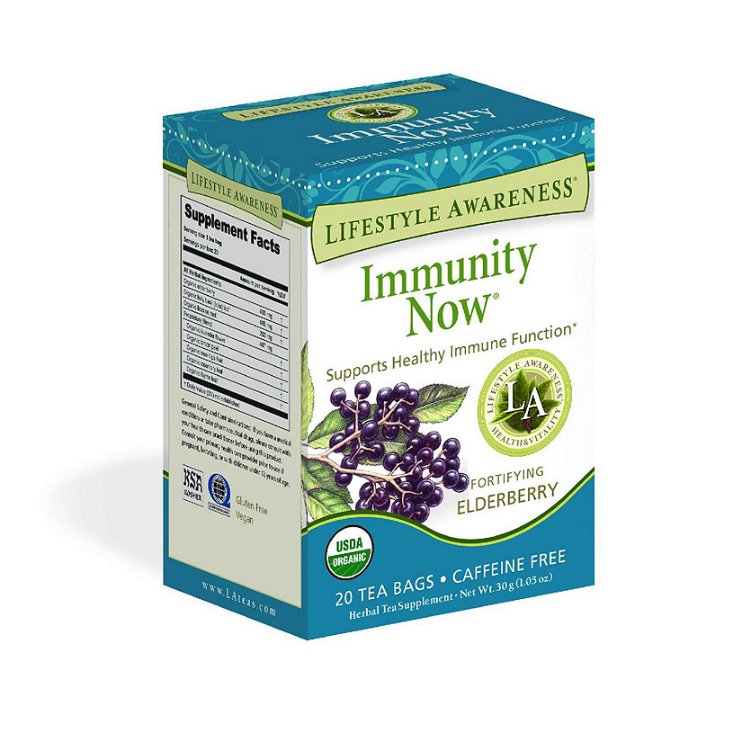 Lifestyle Awareness - Tea Immunity Now - Case of 6 - 20 BAG Image