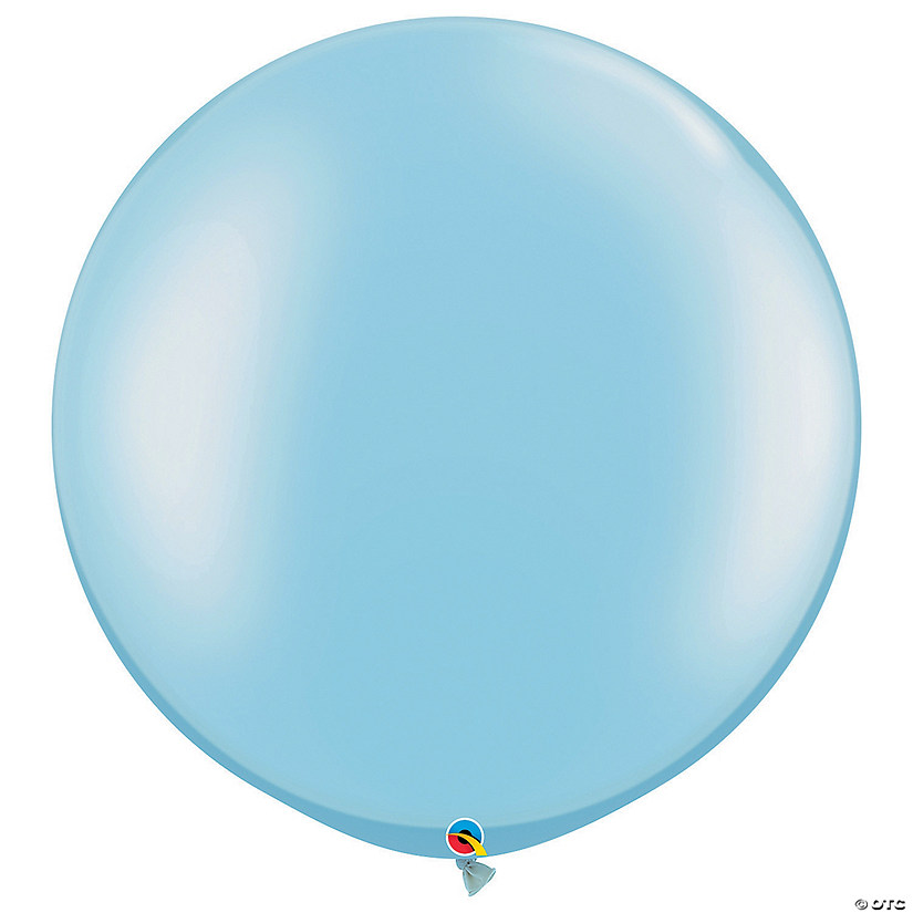 Light Blue Pearl 30" Latex Balloons Image