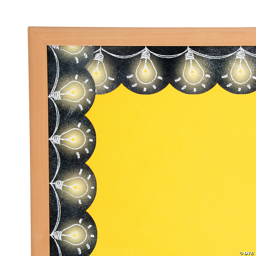 Light Bulb Bulletin Board Borders 12 Pc.