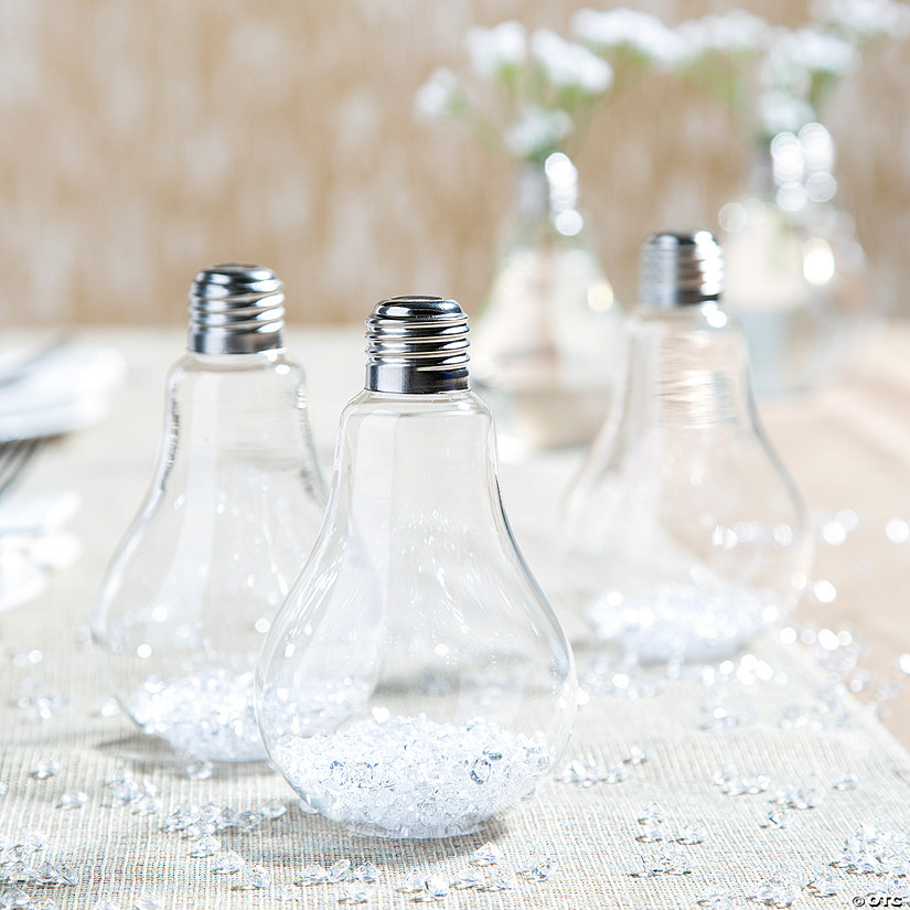 Light Bulb Vase with Diamonds Kit for 6 Tables - 3006 Pc. Image