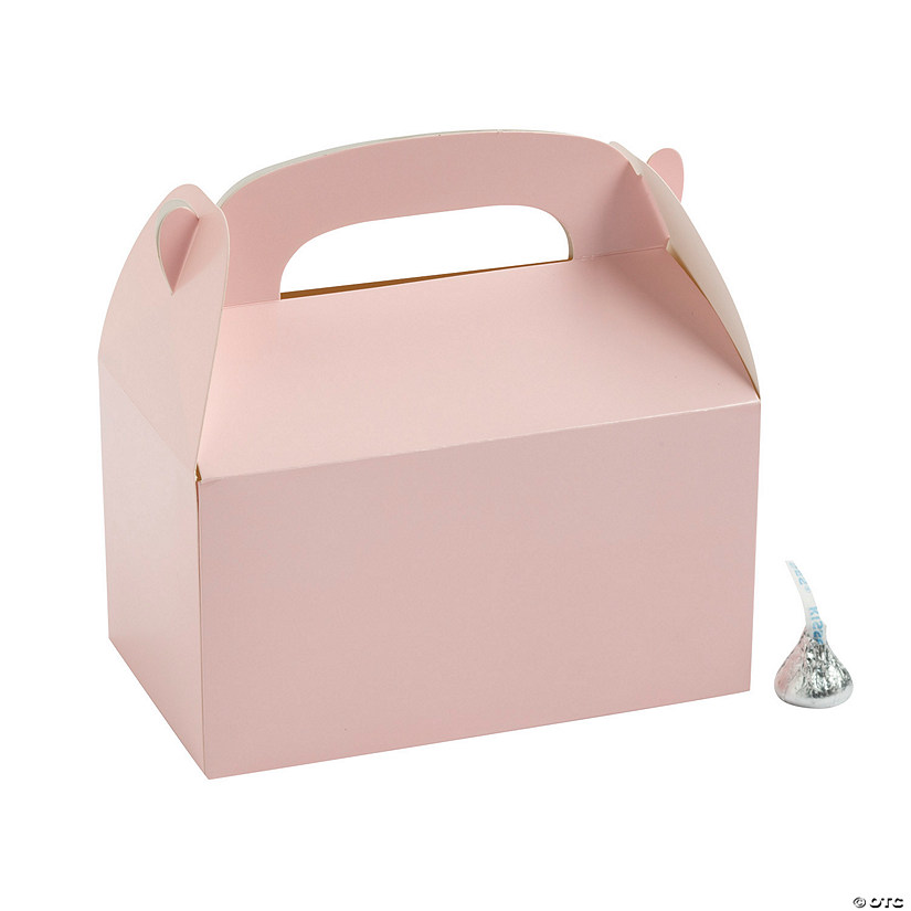 Light Pink Favor Boxes - 12 Pc. Image