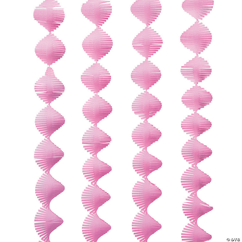 Light Pink Fringe Paper Streamer Image