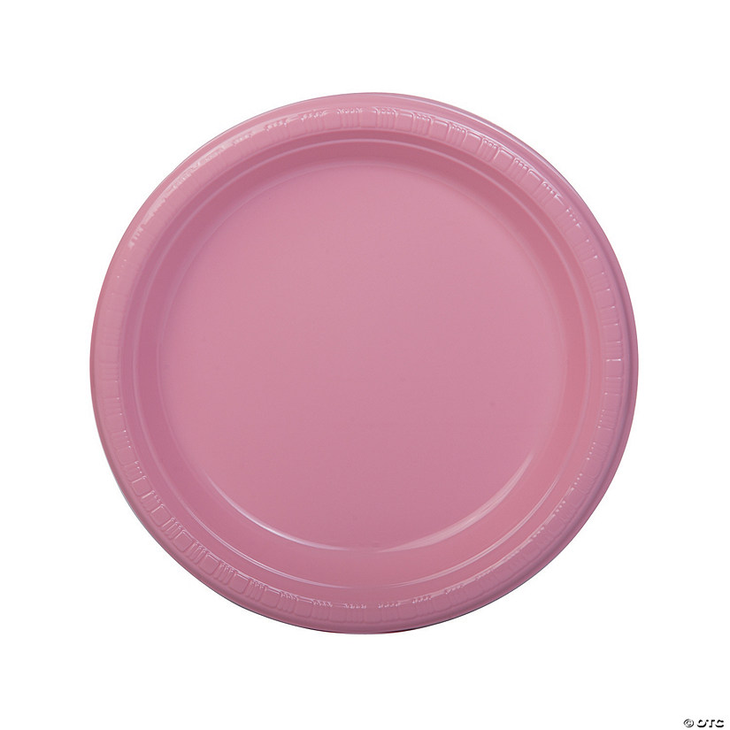 Light Pink Plastic Dinner Plates Oriental Trading