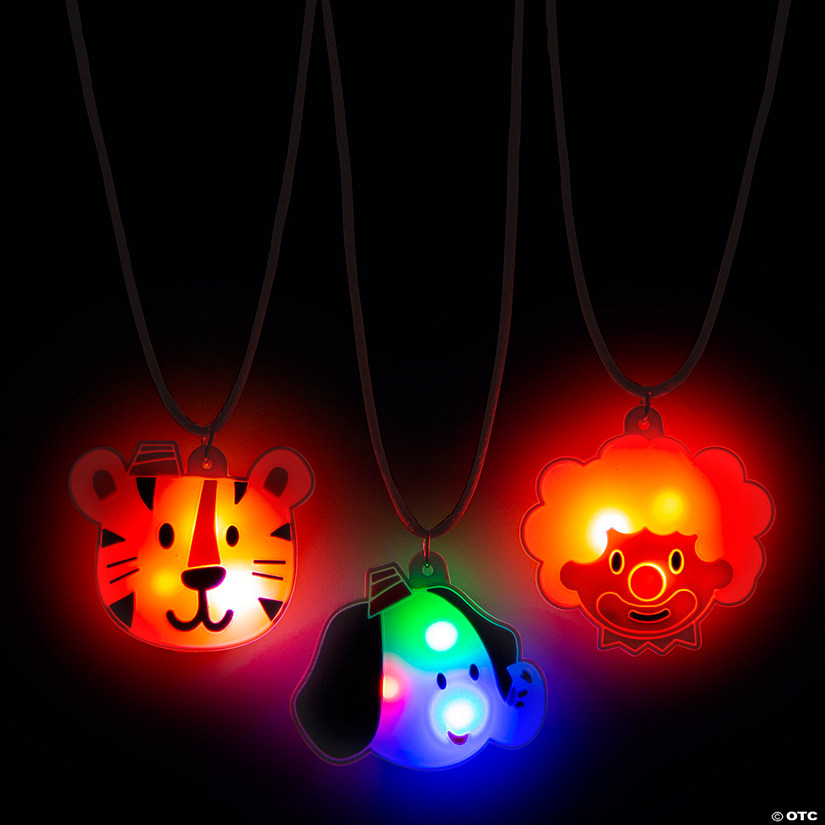 Light-Up Carnival Necklaces - 12 Pc. Image