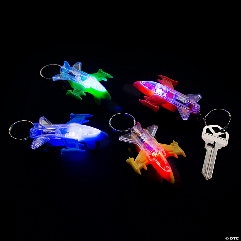 LightUp Jet Keychains Oriental Trading