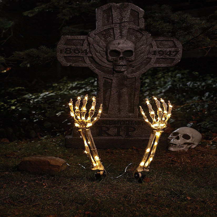 LightUp Skeleton Arms Halloween Decor Oriental Trading