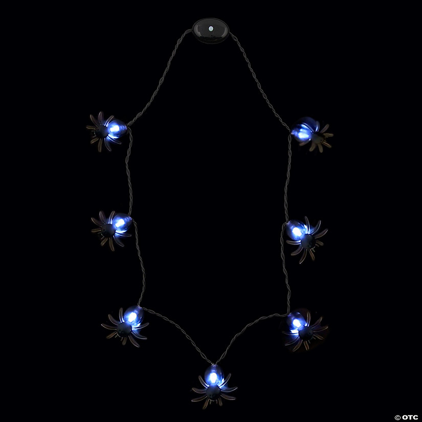 Light-Up Spider Necklaces - 6 Pc. Image