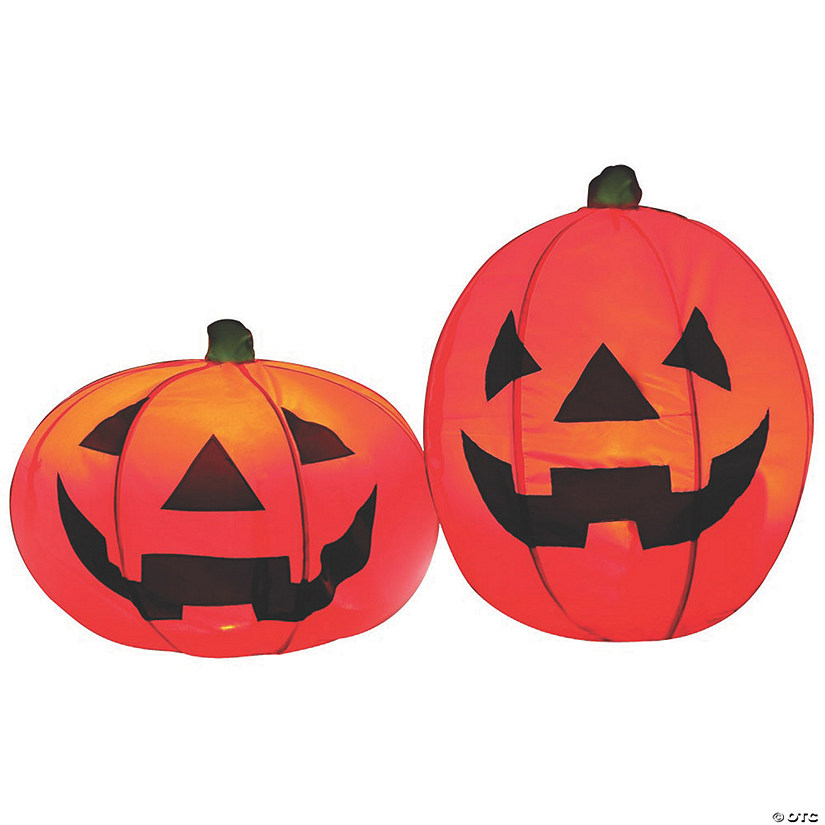Lighted Pumpkin Set Halloween Decoration Oriental Trading