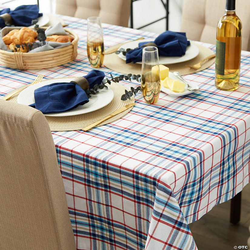 Lighthouse Plaid Tablecloth 60X84 Image