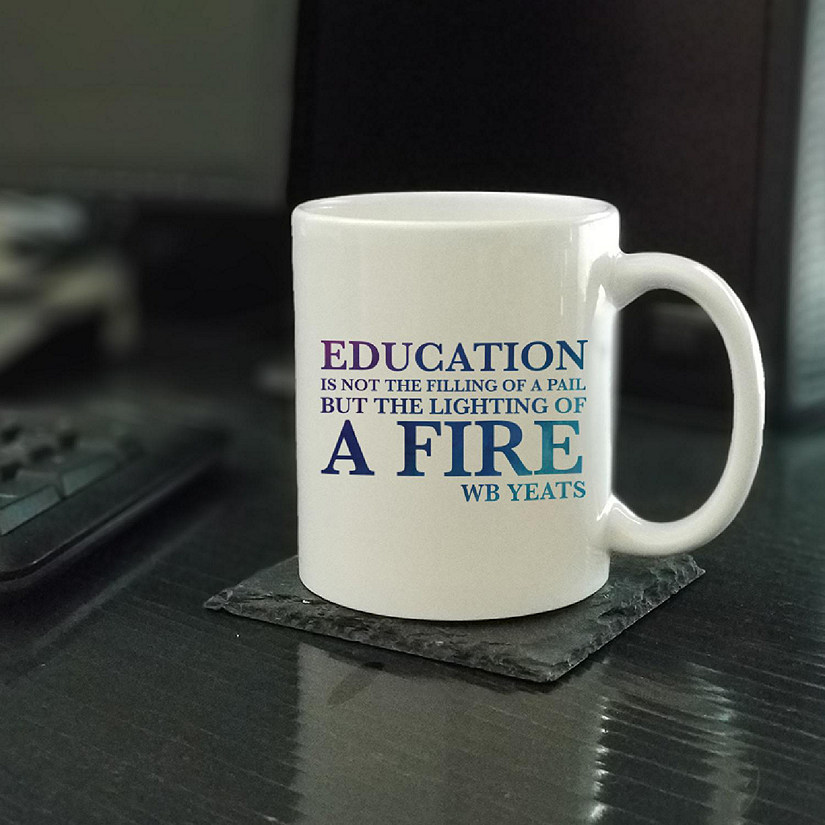 Lighting the Fire Education Ceramic Mug Image