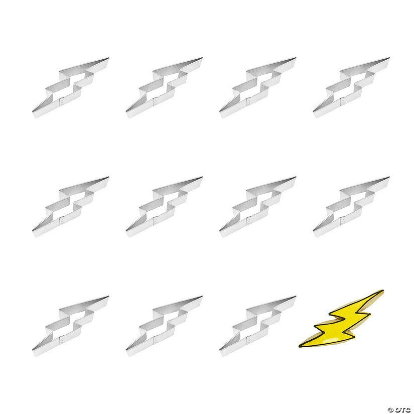 Lightning Bolt 5" Cookie Cutters Image