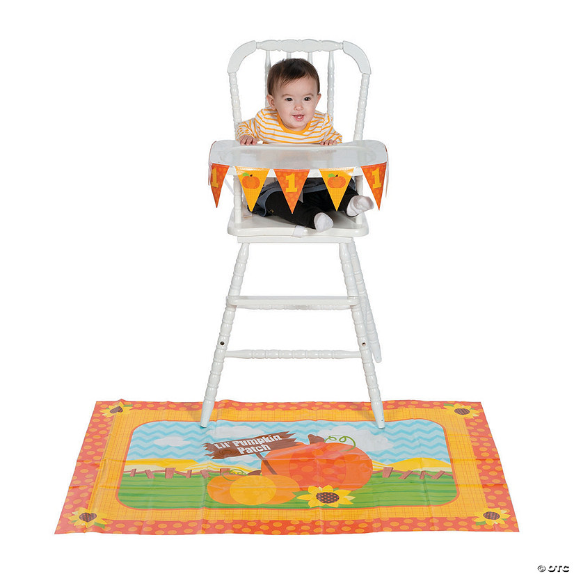 Lil&#8217; Pumpkin Birthday High Chair Kit - 2 Pc. Image