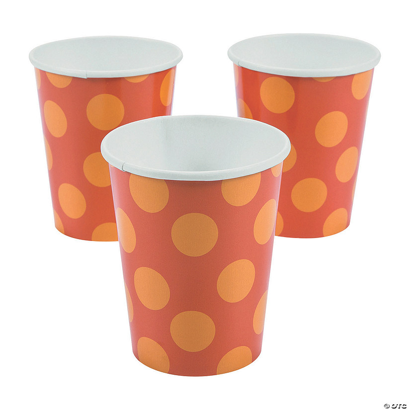 Lil’ Pumpkin Paper Cups 8 Ct. Oriental Trading