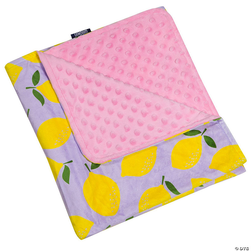 Lilac Lemonade Plush Baby Blanket Image