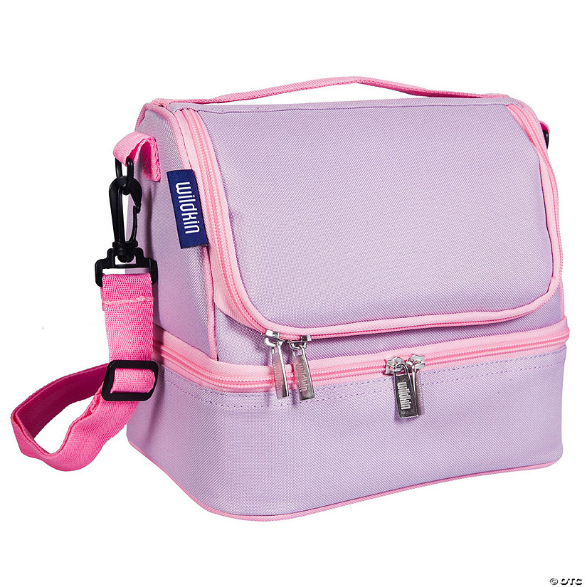 Lilac Two Compartment Lunch Bag Image