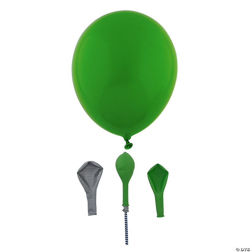 Lime Chrome Custom Color Double Stuffed 11" Latex Balloons - 74 Pc. Image