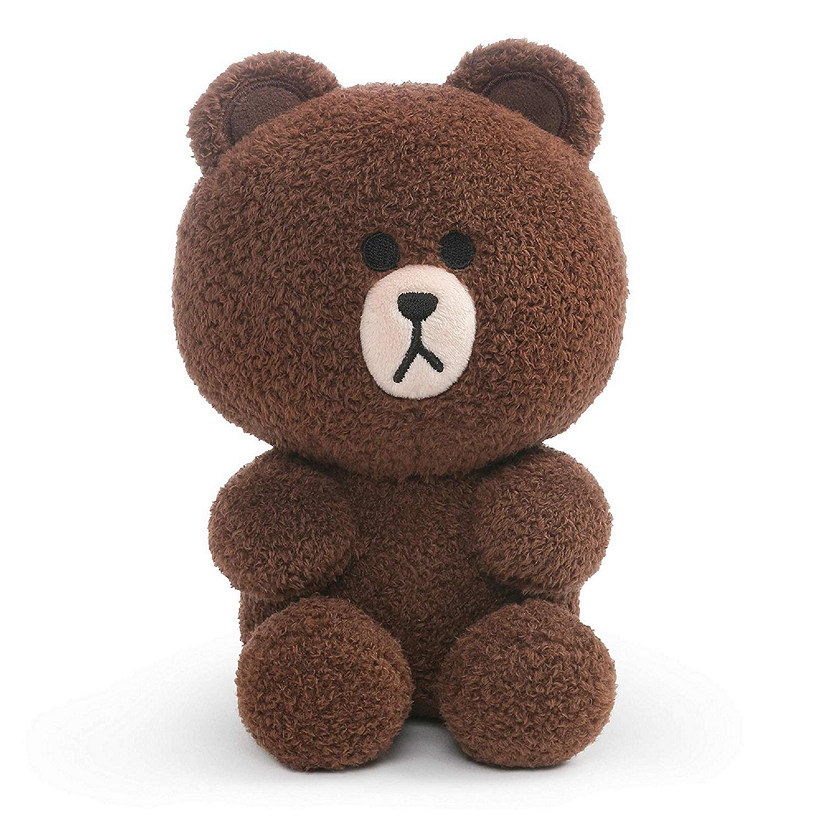 Line Friends Brown 7 Inch Seated Plush Image
