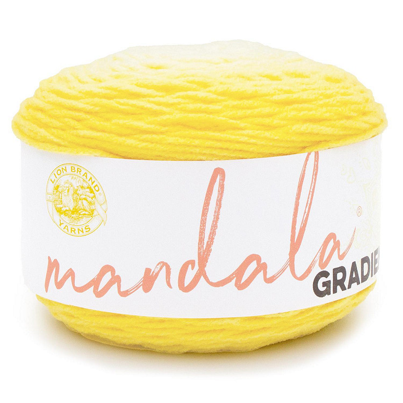 Lion Brand Mandala Gradient Yarn-Yellow Image
