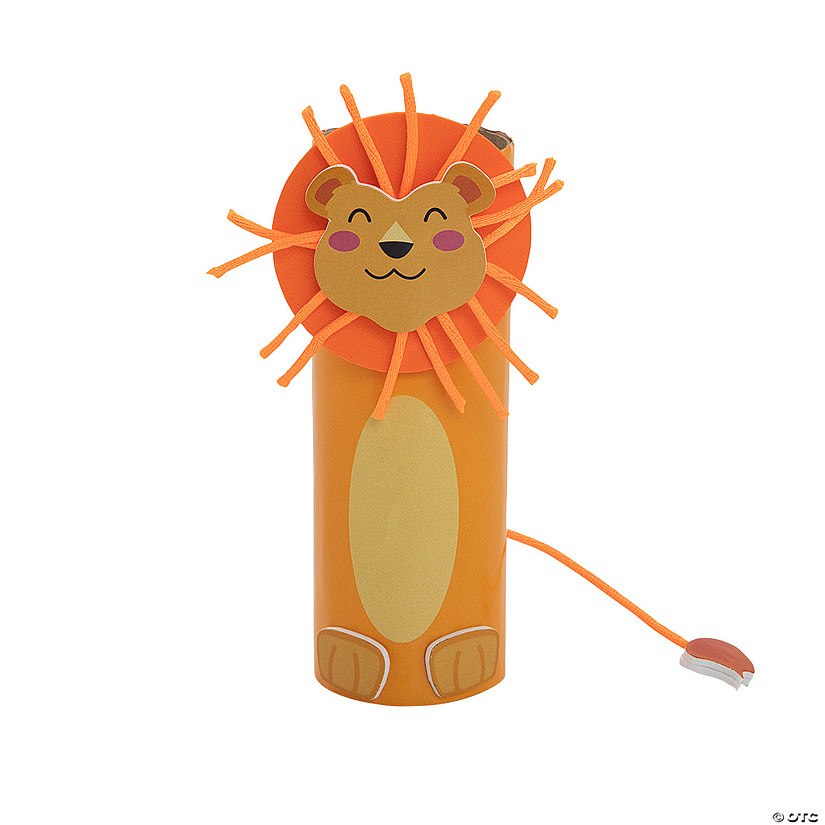 Lion Craft Tube Craft Kit - Makes 12 Image