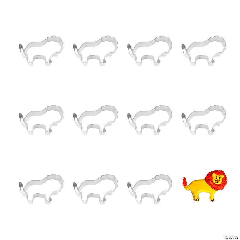 Lion, Standing 3.75" Cookie Cutters Image