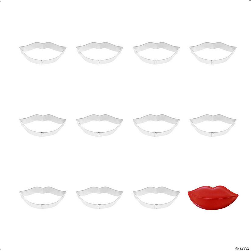 Lips 3.5" Cookie Cutters Image