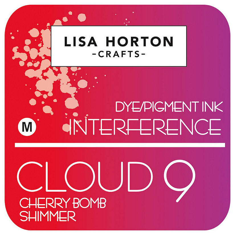 Lisa Horton Crafts Interference Ink Pad -Cherry Bomb Shimmer Image