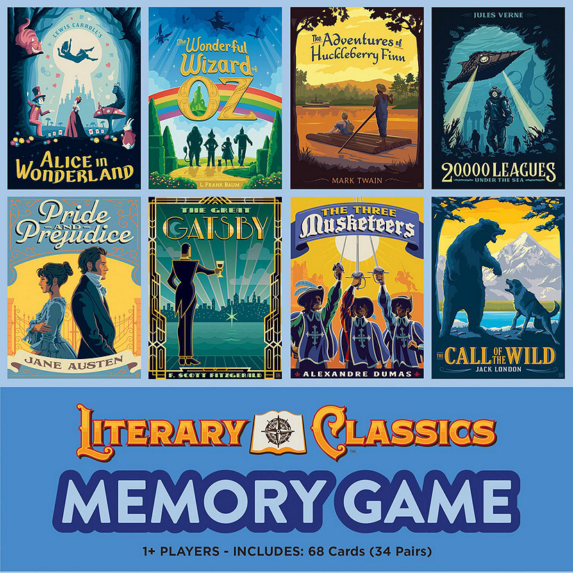 Literary Classics Memory Game Image