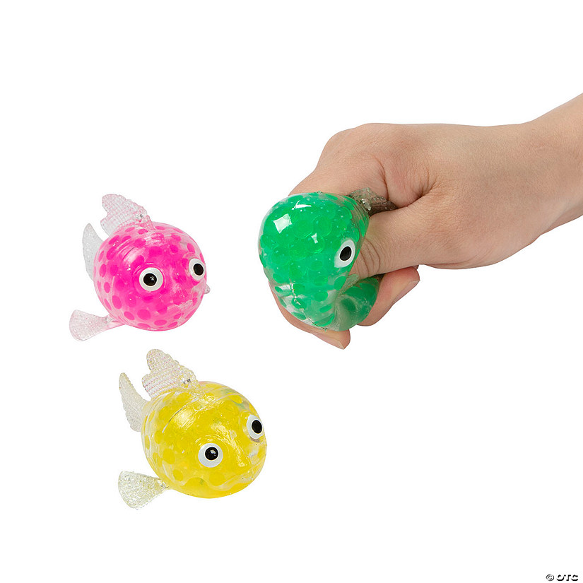 Little Fish Gel Bead Squeeze Toys - 12 Pc. Image