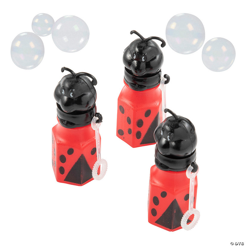 Little Ladybug Bubble Bottles - 12 Pc. Image