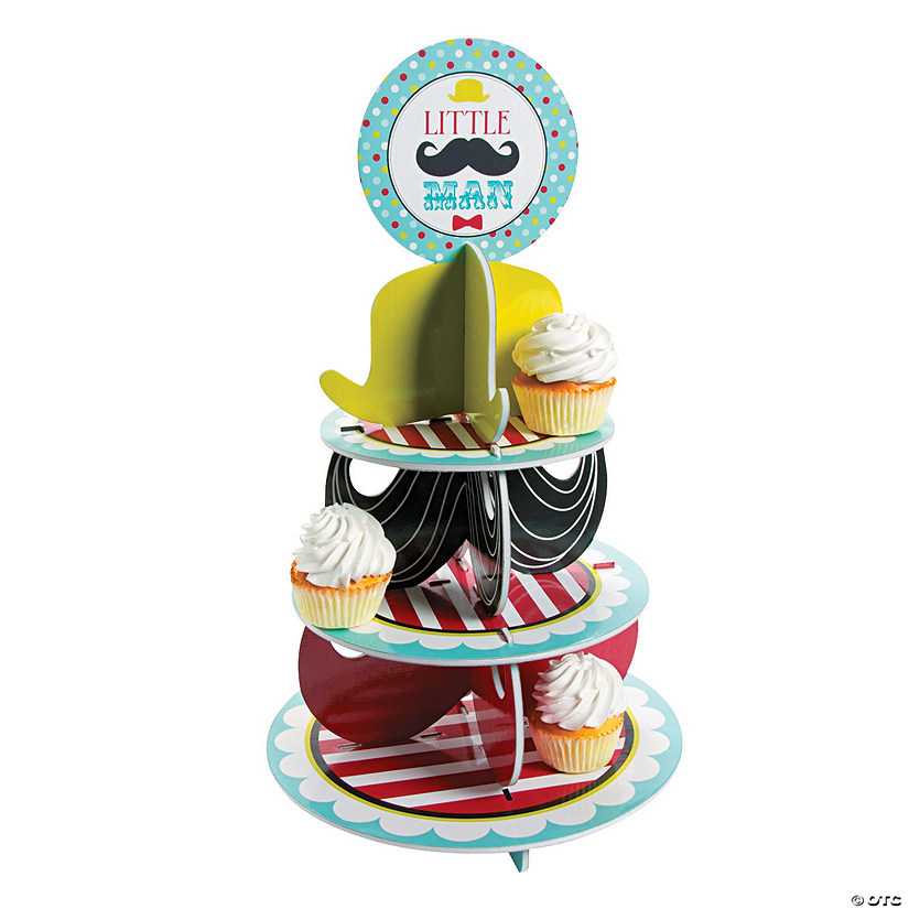 Little Man Cupcake Stand Image