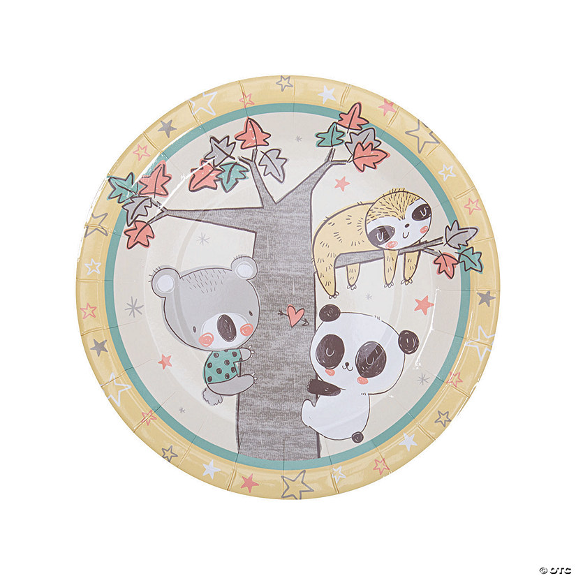 Little Panda and Friends Party Paper Dinner Plates - 8 Ct. Image