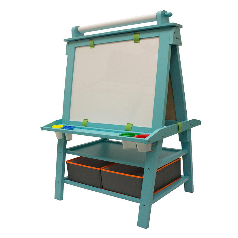 Picasso Tiles All-in-one Kids Art Easel Drawing Board, Chalkboard &  Whiteboard