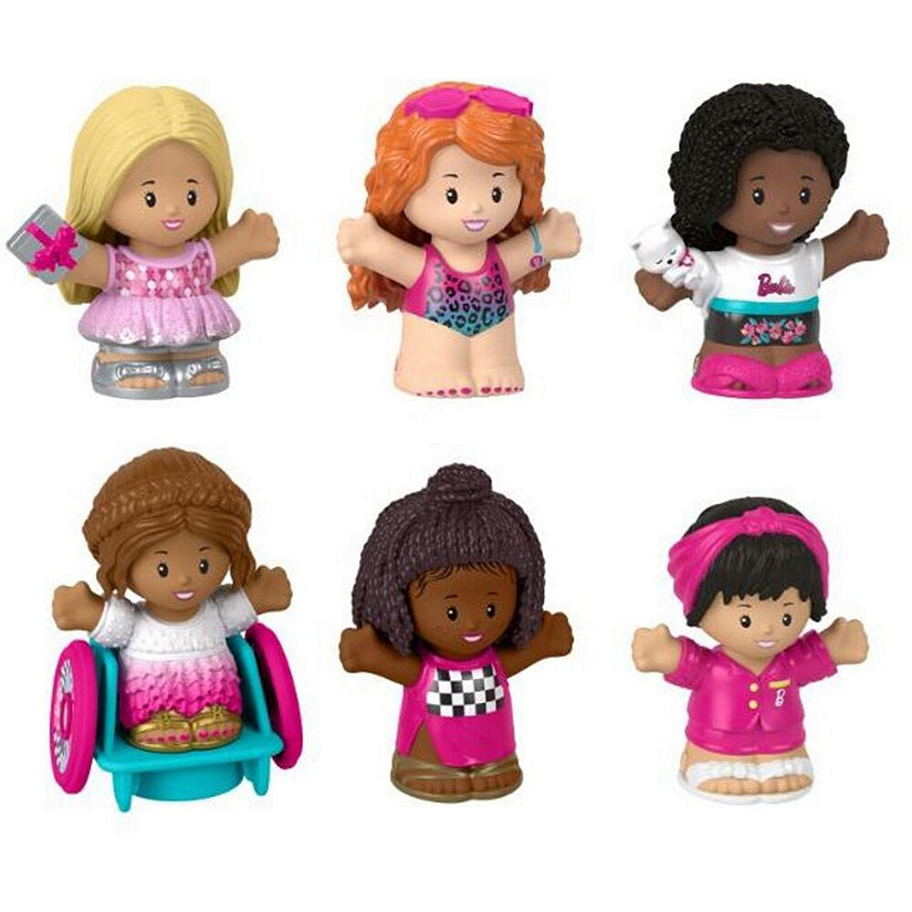 Little People Barbie Figure Bundle 6 Pack Image