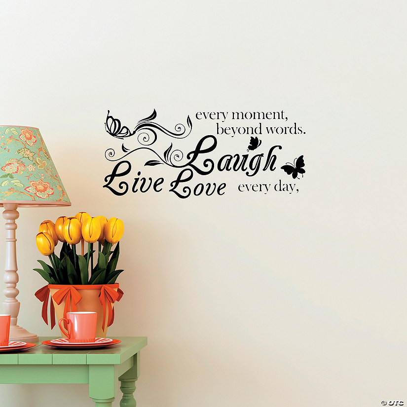 Live, Laugh, Love Wall Decals - Discontinued