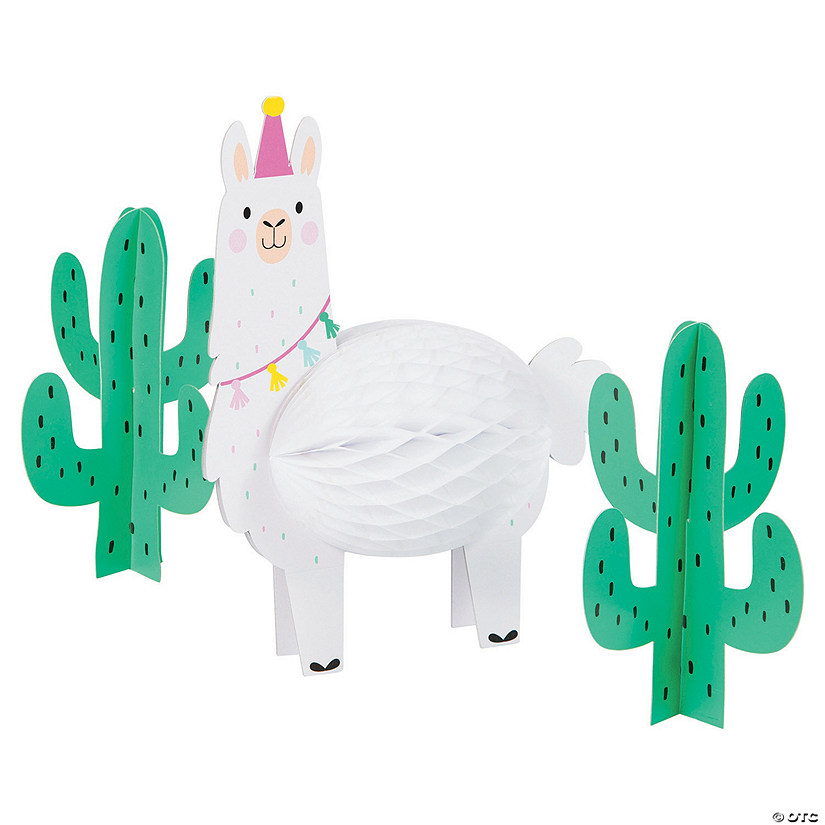 Llama & Cactus Centerpieces Image
