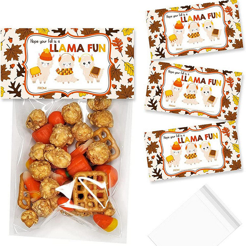 Llama Fall Bag Toppers 40pc. by AmandaCreation Image