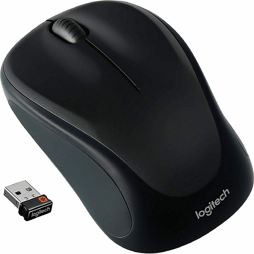 Logitech M317 Wireless Mouse with USB Unifying Receiver Black Image