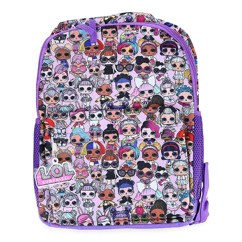 LOL Surprise All Over Print 16 Inch Backpack With Printed Straps Image