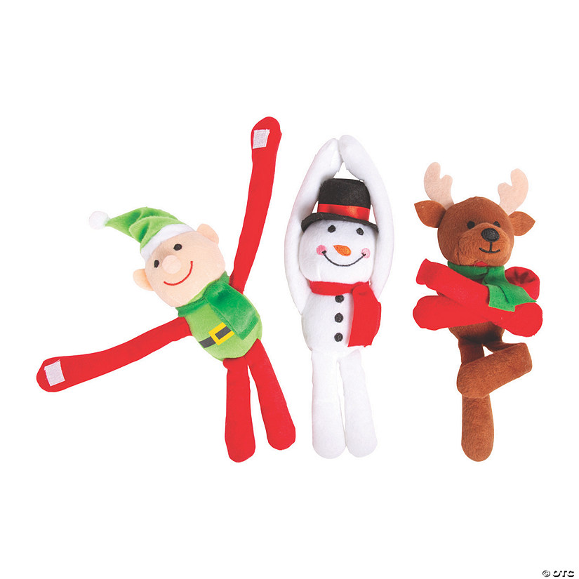 Long Arm Stuffed Christmas Characters - 12 Pc. Image