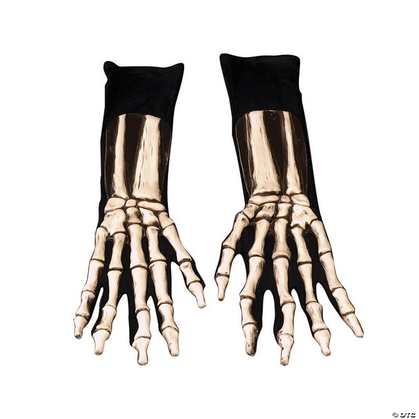 Long Skeleton Gloves for Adults Oriental Trading