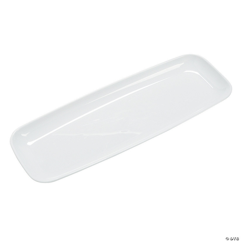 Long White Platter Image