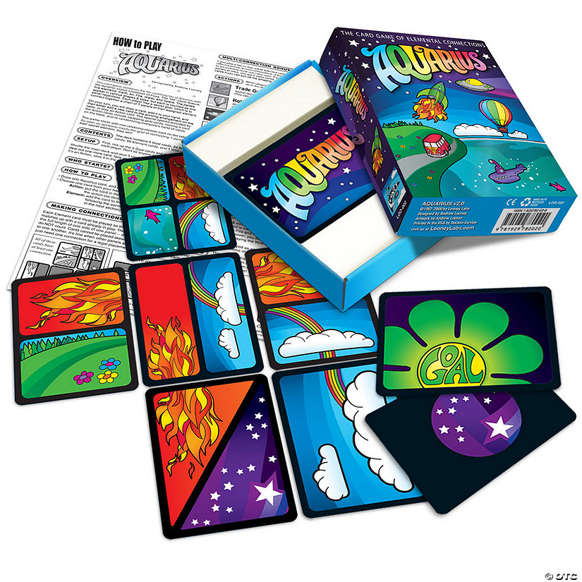 Looney Labs Aquarius Card Game Image