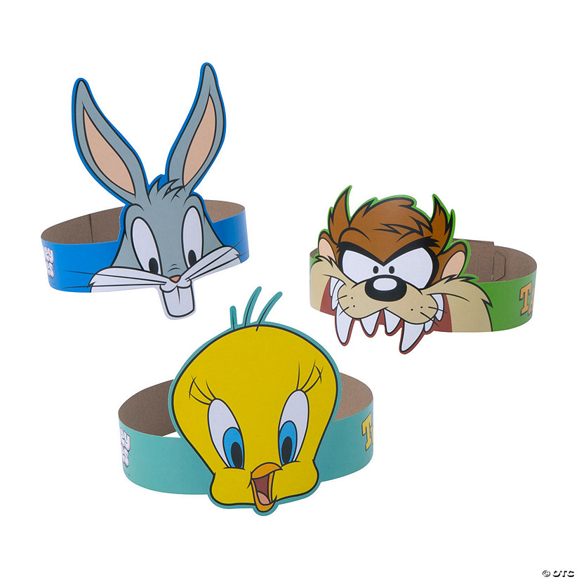 Looney Tunes&#8482; Paper Crowns - 12 Pc. Image