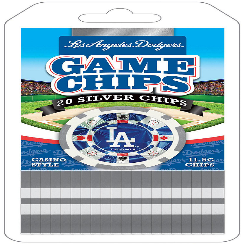 Los Angeles Dodgers 20 Piece Poker Chips Image