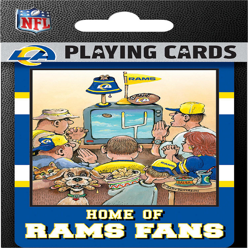 Los Angeles Rams Fan Deck Playing Cards - 54 Card Deck Image