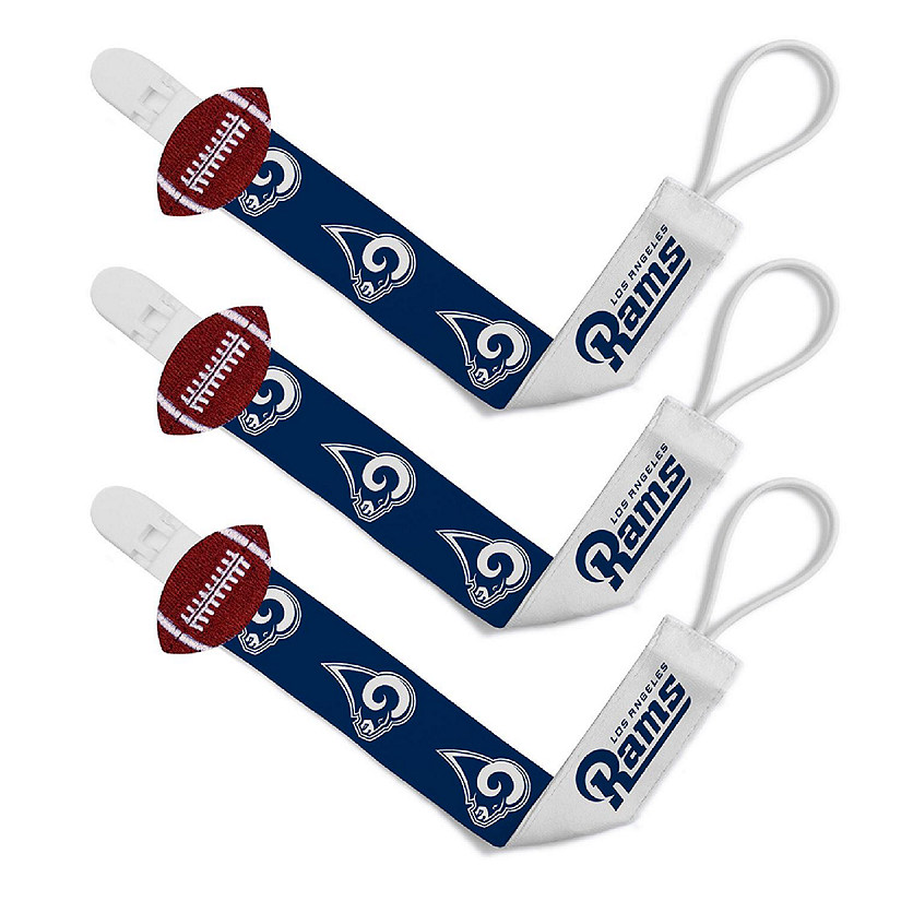 Los Angeles Rams - Pacifier Clip 3-Pack Image