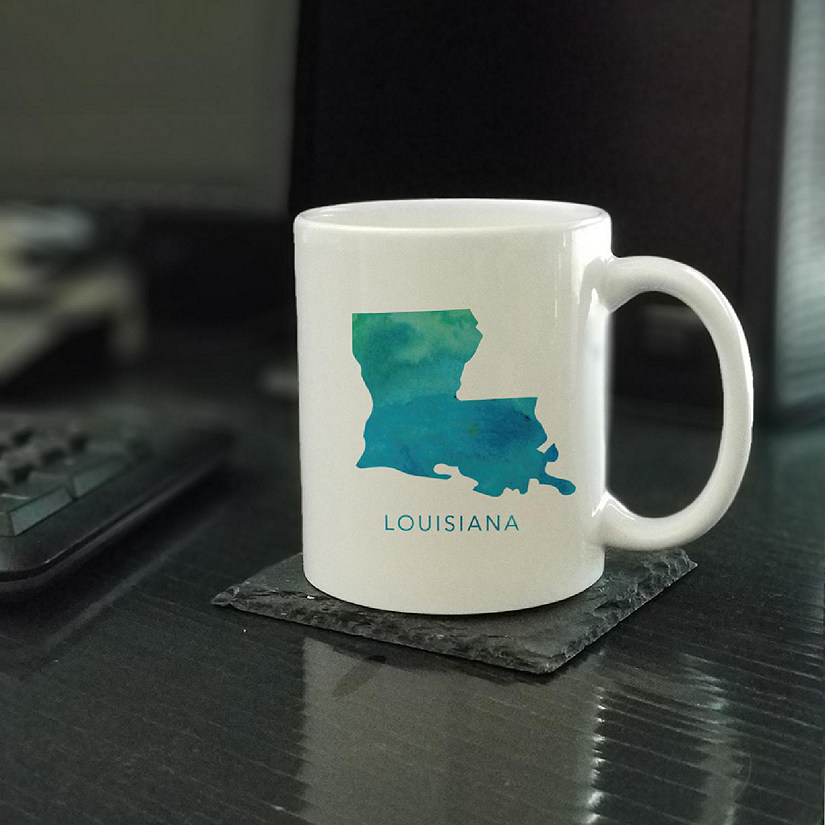 Louisiana Aqua Blue Water Ceramic Mug Image