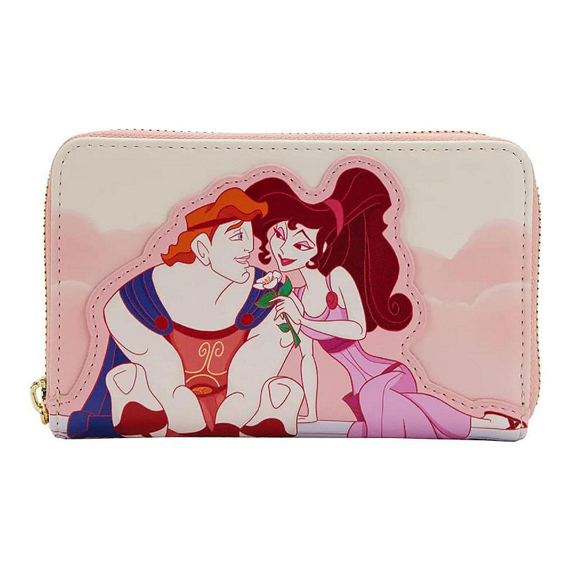 Loungefly Disney Hercules 25th Anniversary Meg & Herc Zip Around Wallet Image