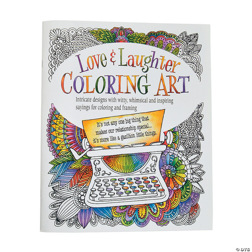 Love & Laughter Adult Coloring Book Discontinued